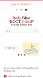 Mobile Screenshot of bodyblastbootcamp.co.uk
